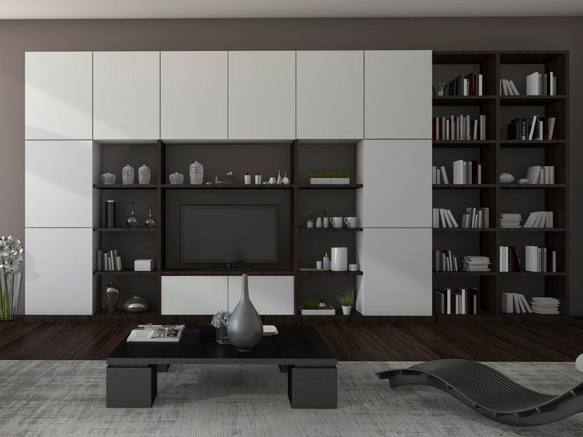 Wandschrank mit Regalfächern